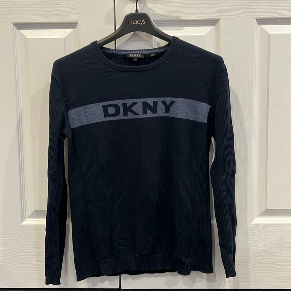 Men’s DKNY Navy/Blue Iconic logo crew neck